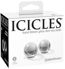 Load image into Gallery viewer, Icicles - No. 41 Small Glass Ben-wa Balls Clear