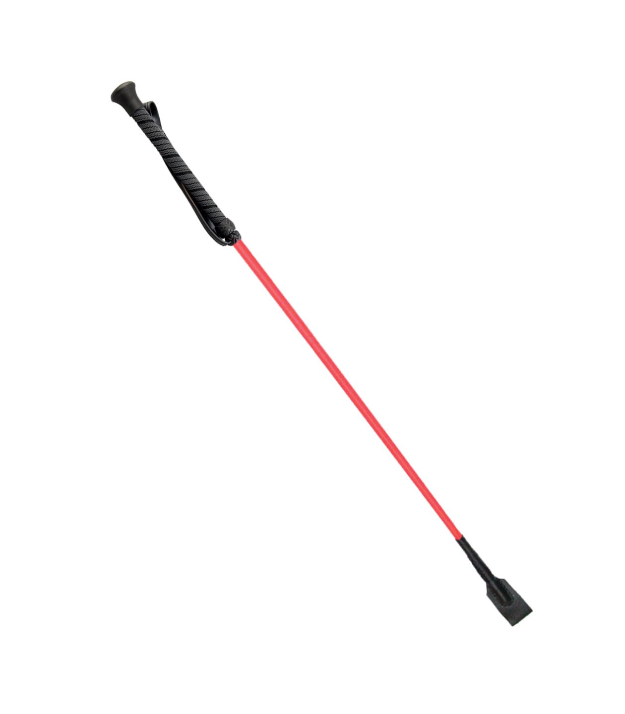 Classic Crop with Wrist Strap & Textured Grip - Red - divasdenau