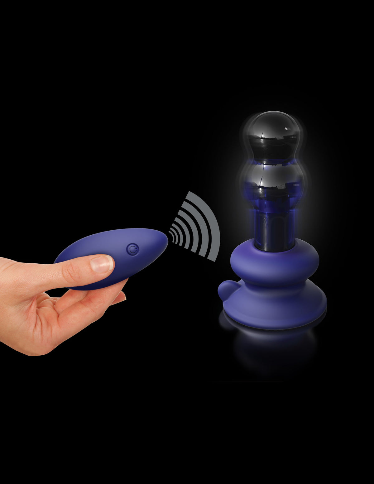 Icicles - No. 83 Vibrating Glass Plug with Remote