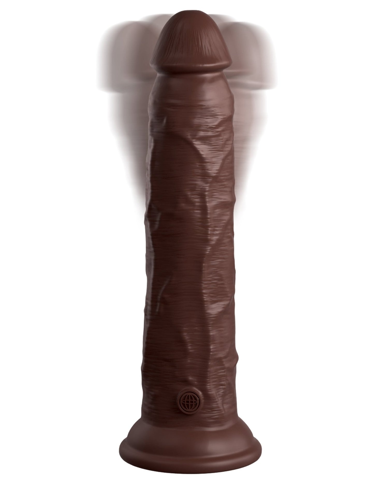 King Cock Elite - Vibrating Dual Density Silicone Cock with Remote - 9" - divasdenau
