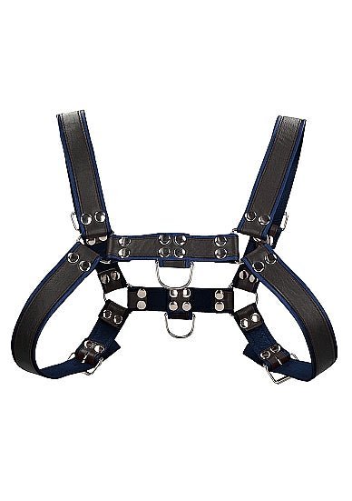 Ouch! - Bulldog Bonded Leather Chest Harness - S/M - divasdenau