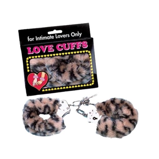 Leopard Print Furry Love Cuffs - divasdenau