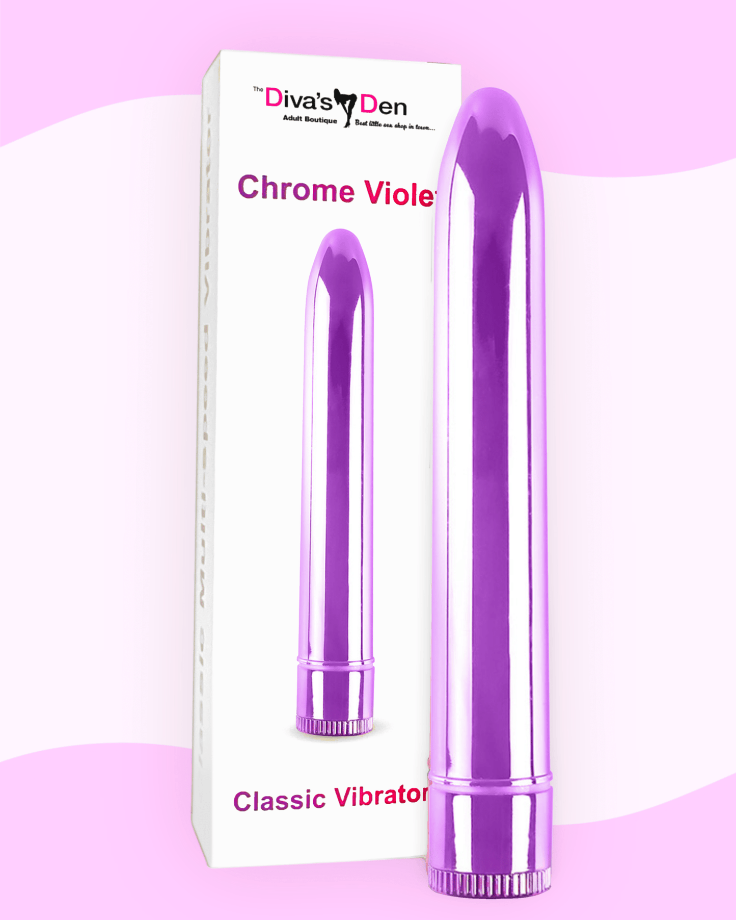 Diva's Den - Chrome Violet - Classic Multi-Speed Bullet - divasdenau