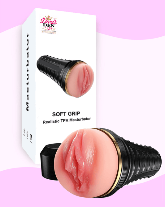 Diva's Den - Soft Grip - Realistic TPR Masturbator - divasdenau