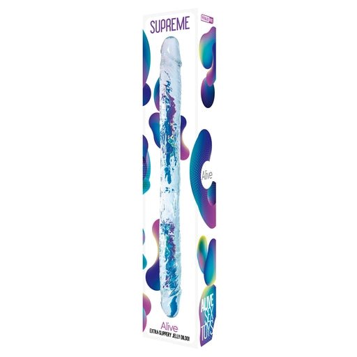 Alive - Supreme - Jelly Dildo 15" Double Ended - divasdenau