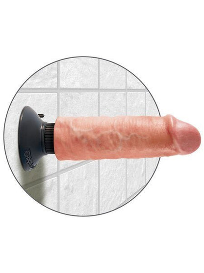 King Cock Elite - Vibrating Cock - 6" - divasdenau
