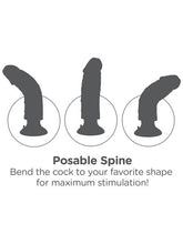 Load image into Gallery viewer, King Cock Elite - Vibrating Cock - 6" Flesh