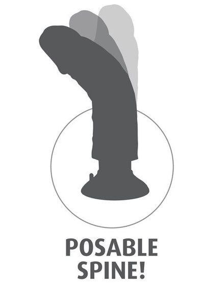 King Cock Elite - Vibrating Cock - 6" - divasdenau