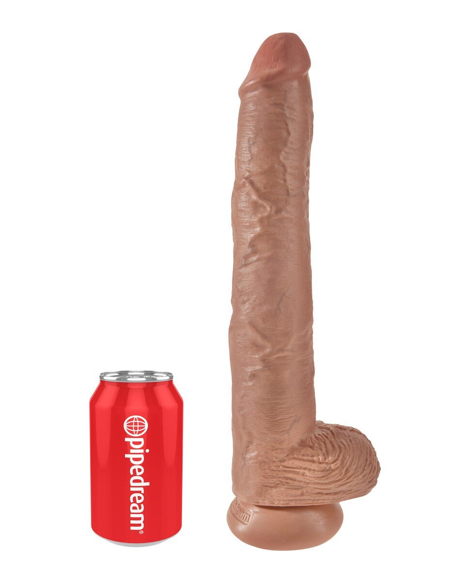 King Cock - 14" Cock with Balls - divasdenau
