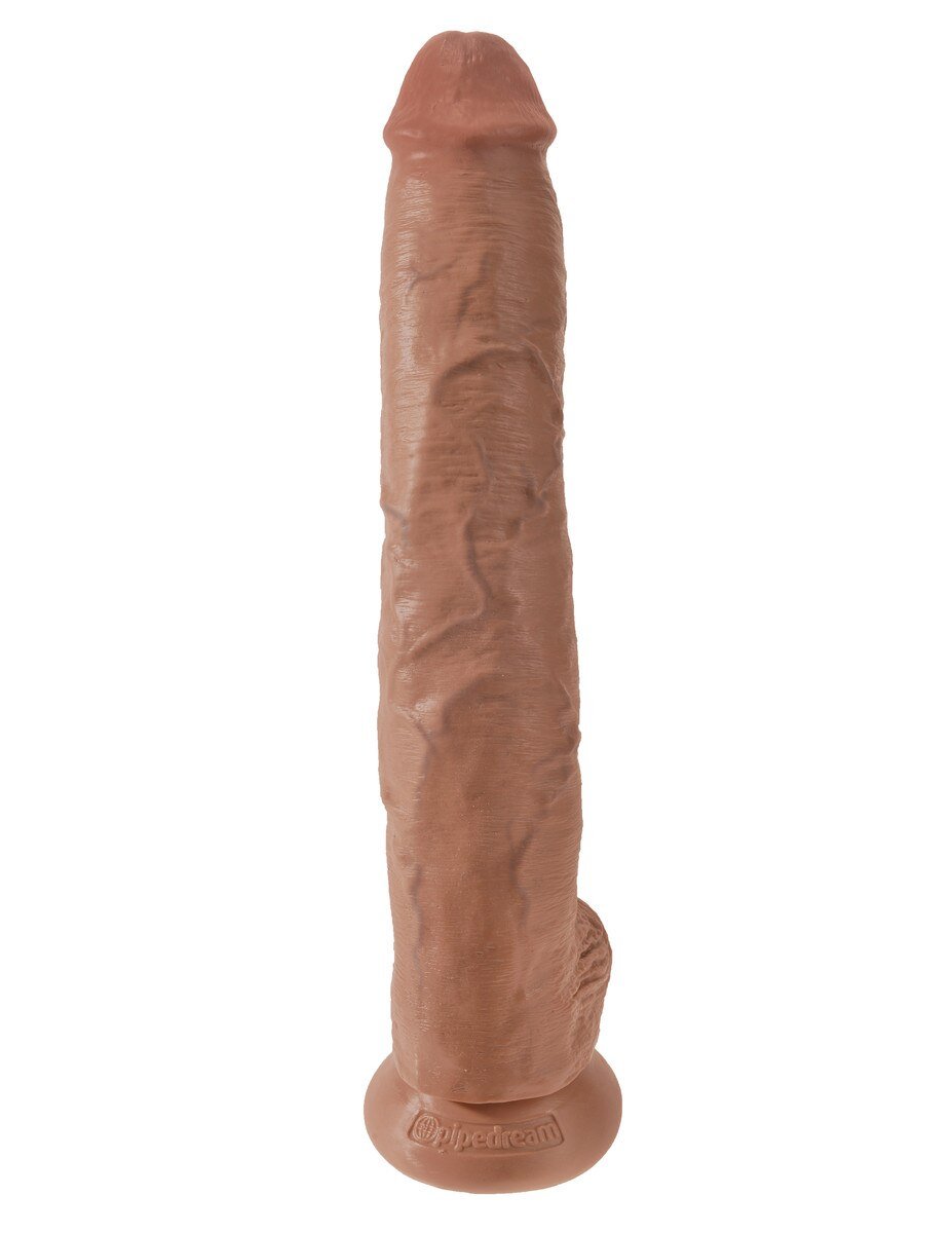 King Cock - 14" Cock with Balls - divasdenau
