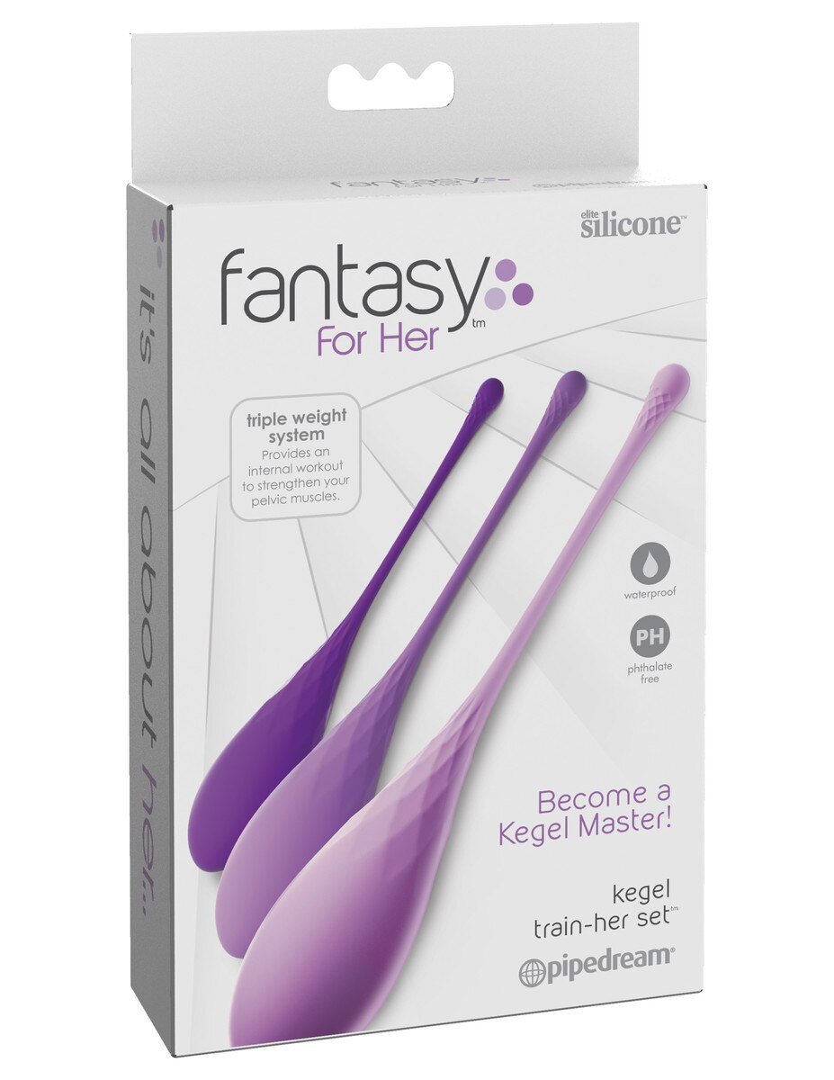 Fantasy for Her Kegel Train-Her Set - Purple - divasdenau