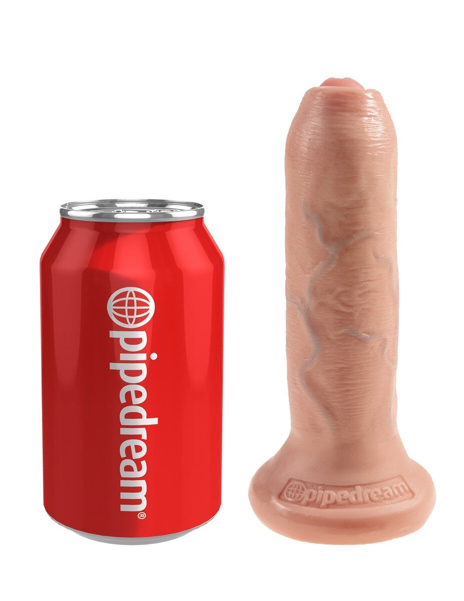 King Cock - Uncut Cock - 6" Realistic Premium Design - divasdenau
