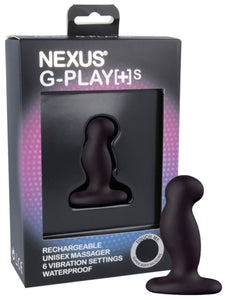 G-Play+ - Unisex Butt Plug Vibe - Medium - Black