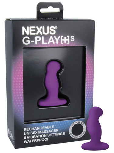 G-Play+ - Unisex Butt Plug Vibe - Small - Purple