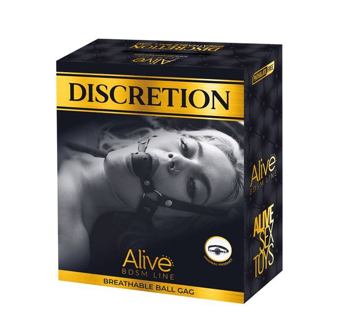 Alive - Discretion Ball Gag - Black - divasdenau