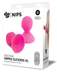 NIPS - Silicone Nipple Suckers - XL Pink