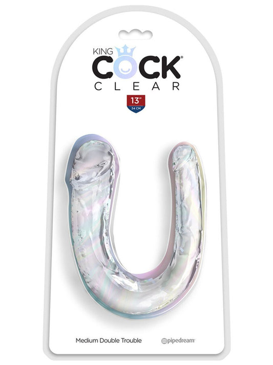 King Cock Double Trouble - Medium - Clear - divasdenau