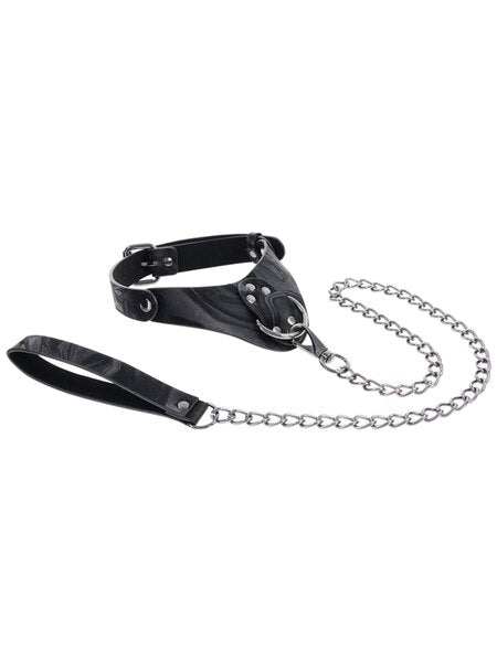 Sportsheets - Velvet Noir Collar & Leash - divasdenau
