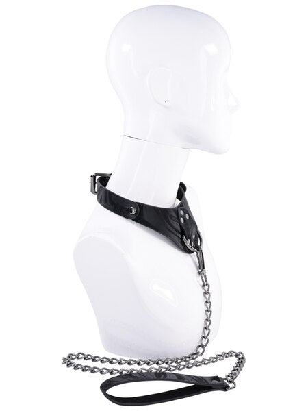 Sportsheets - Velvet Noir Collar & Leash - divasdenau