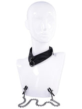 Load image into Gallery viewer, Sportsheets - Velvet Noir Collar &amp; Nipple Clamps