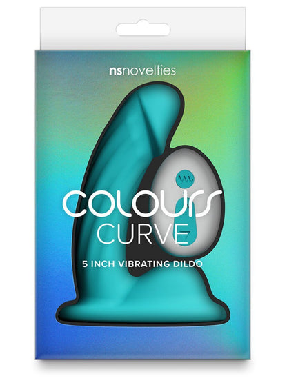 Colours Curve - Vibrating 5 in. Dildo - divasdenau