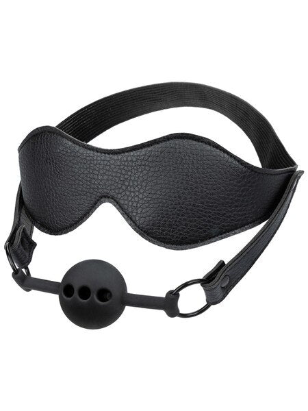 Calexotics - Nocturnal Eye Mask and Breathable Ball Gag - divasdenau
