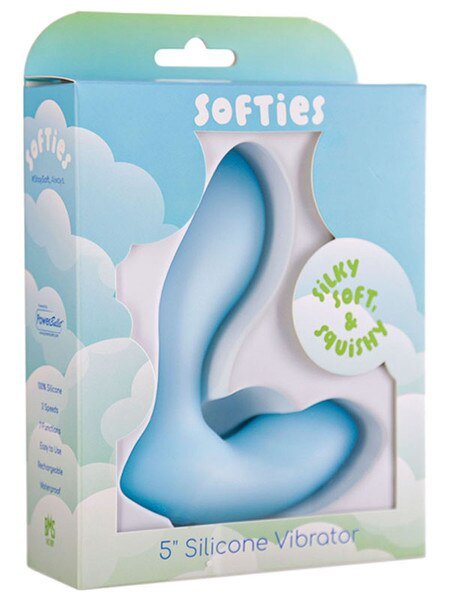 Softies - Dual Layer Anal Vibrator - Blue - divasdenau