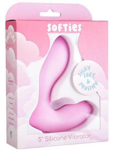 Softies - Dual Layer Anal Vibrator - Pink - divasdenau