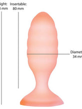 Load image into Gallery viewer, Softies - Dual Layer Anal Plug - Orange