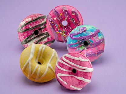 Donut Bath Bombs: Rainbow Sprinkles Donut