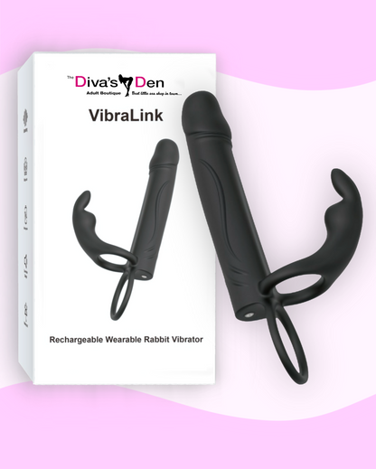 Diva's Den - VibraLink - Wearable Rabbit Vibrator