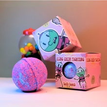 Load image into Gallery viewer, Wick’ety Wack - Kung - Chew Bubblegum Bath Bomb - divasdenau