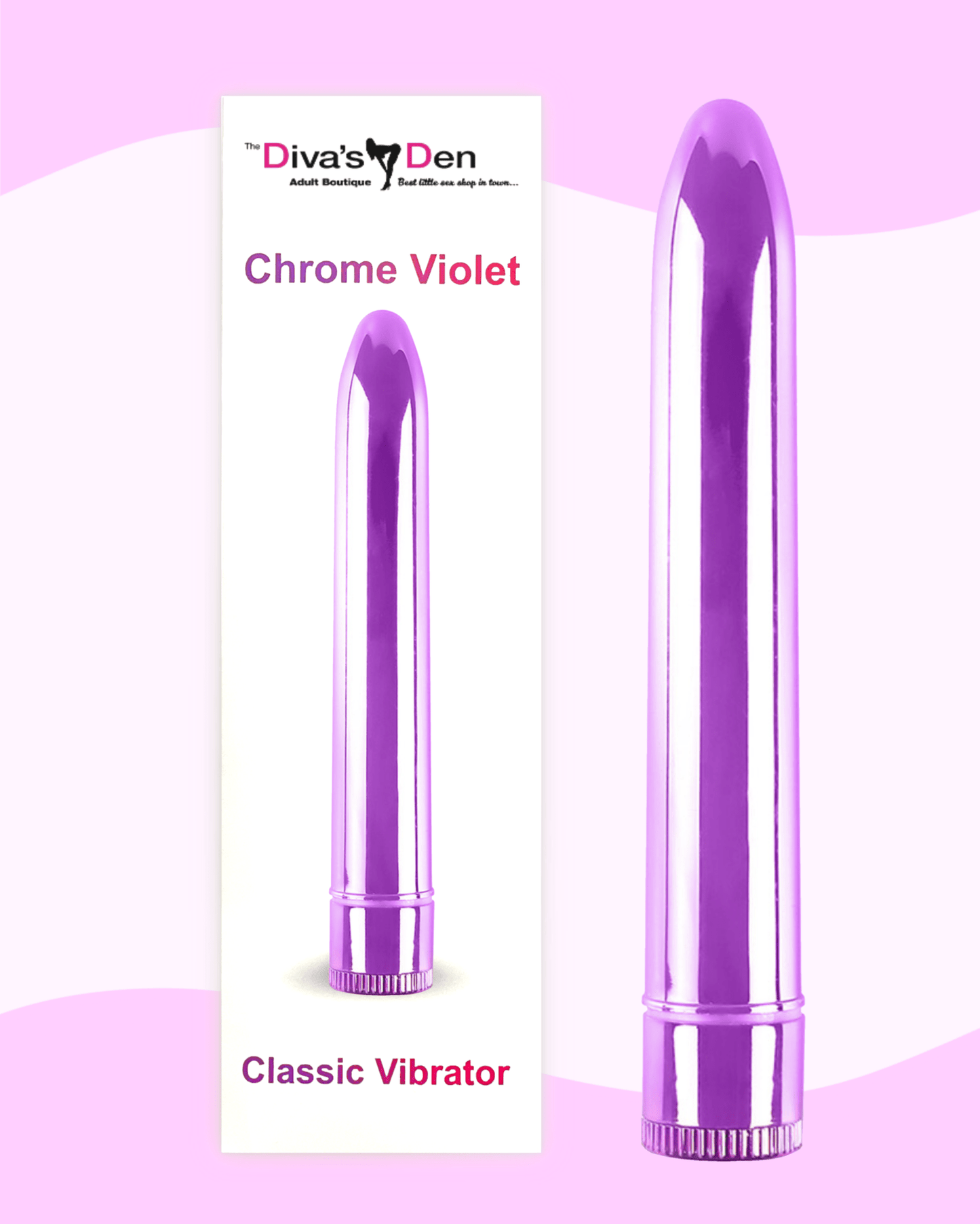 Diva's Den - Chrome Violet - Classic Multi-Speed Bullet - divasdenau
