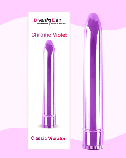 Diva's Den - Chrome Violet - Classic Multi-Speed Bullet - divasdenau