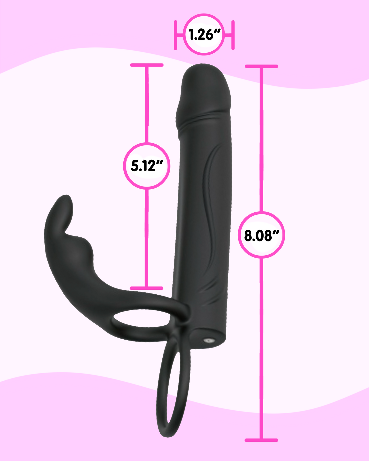Diva's Den - VibraLink - Wearable Rabbit Vibrator