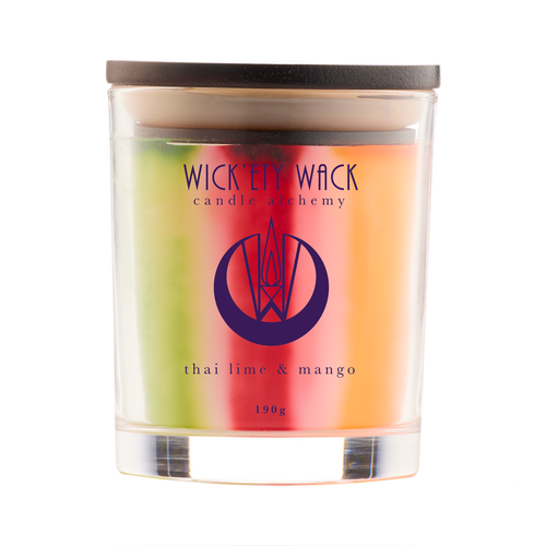 Wick’ety Wack - Thai Lime & Mango Candle: 190g