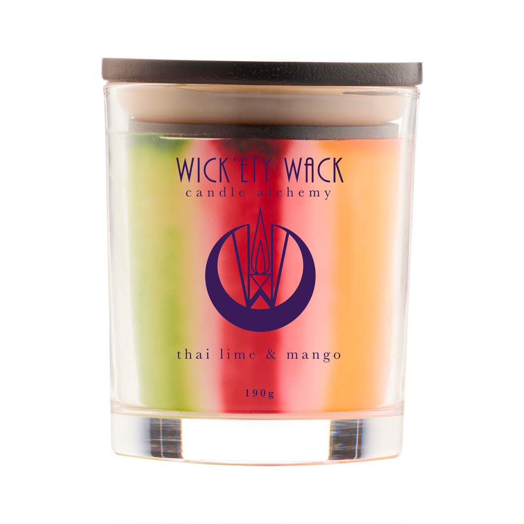 Wick’ety Wack - Thai Lime & Mango Candle: 190g