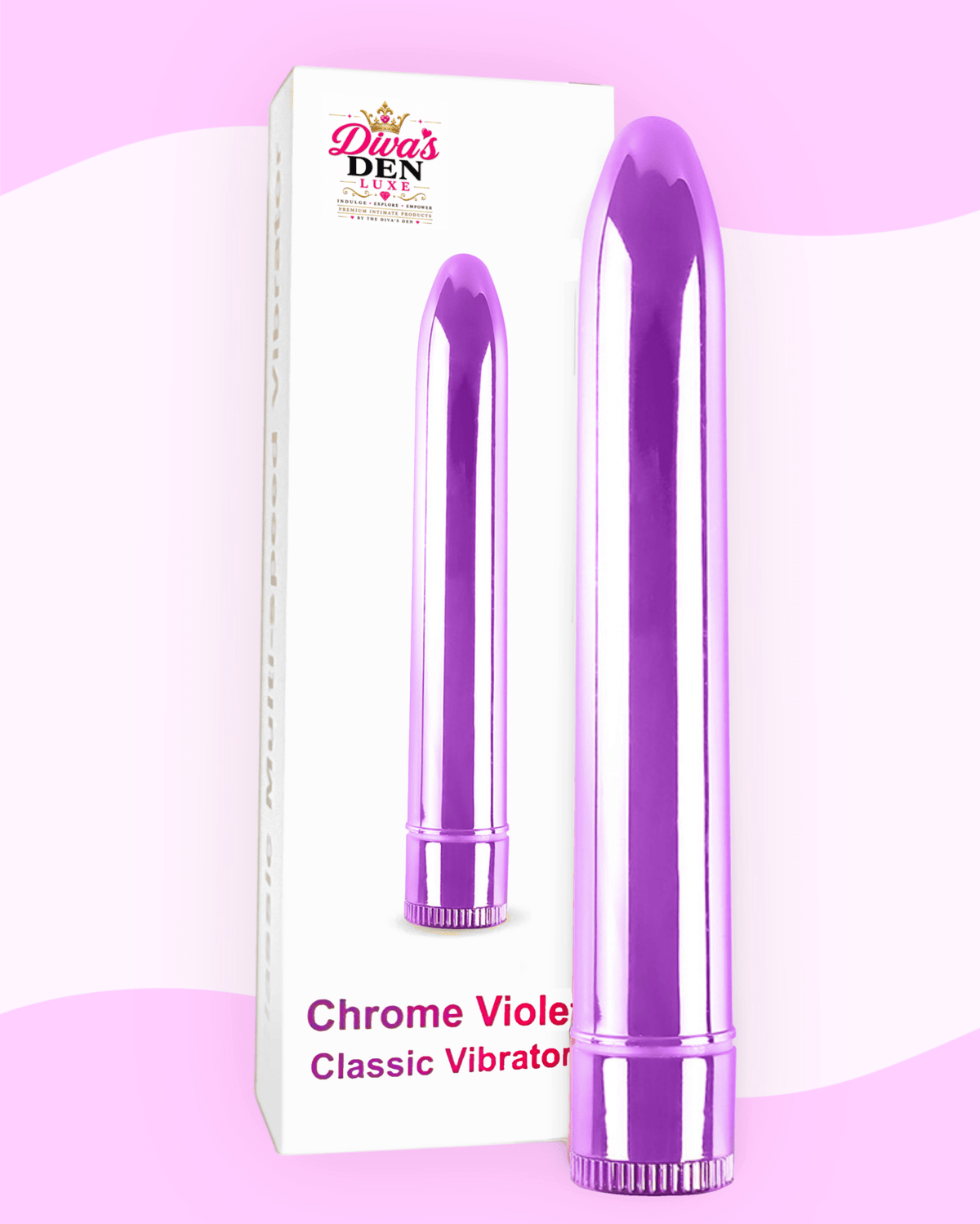 Diva's Den - Chrome Violet - Classic Multi-Speed Bullet - divasdenau