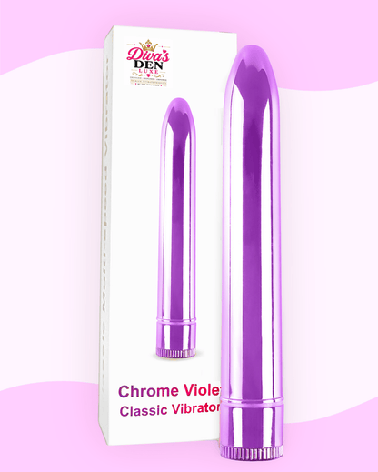 Diva's Den - Chrome Violet - Classic Multi-Speed Bullet - divasdenau