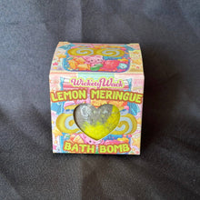 Load image into Gallery viewer, Wick’ety Wack - Lemon Meringue Bath Bomb