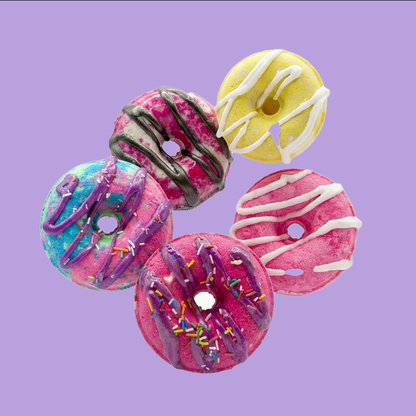 Donut Bath Bombs: Rainbow Sprinkles Donut