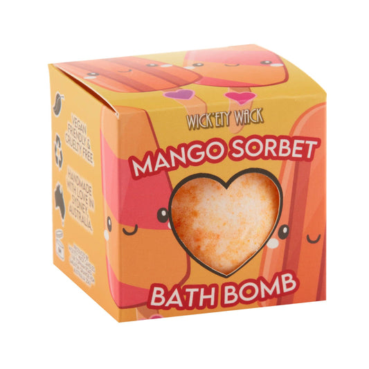 Wick’ety Wack - Mango Sorbet Bath Bomb - divasdenau