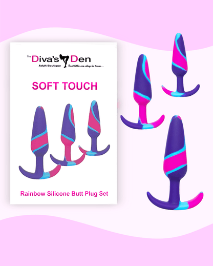 Diva's Den - Soft Touch Plug Set - divasdenau