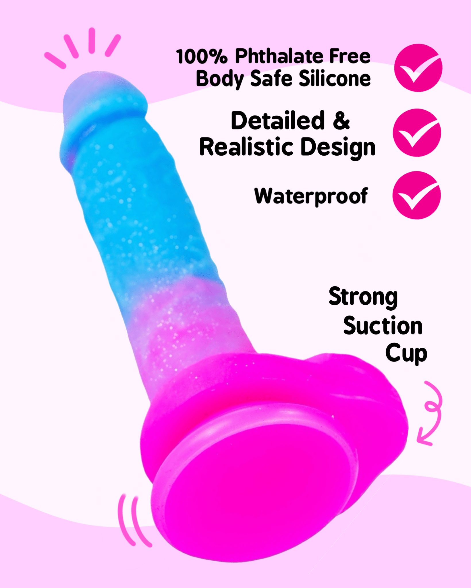 Diva's Den - Magenta Form Silicone Dildo - divasdenau