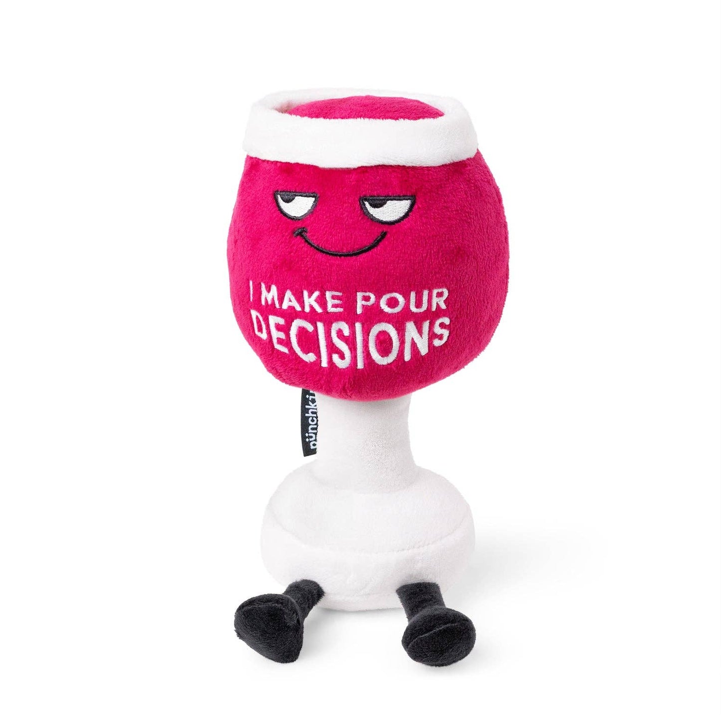 "I Make Pour Decisions" Plush Red Wine - divasdenau