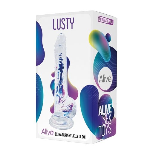 Alive - Lusty - Jelly Dildo 7" - divasdenau