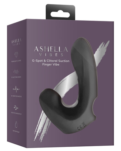 Ashella Vibes - G-Spot Clitoral Suction Finger Vibe - divasdenau