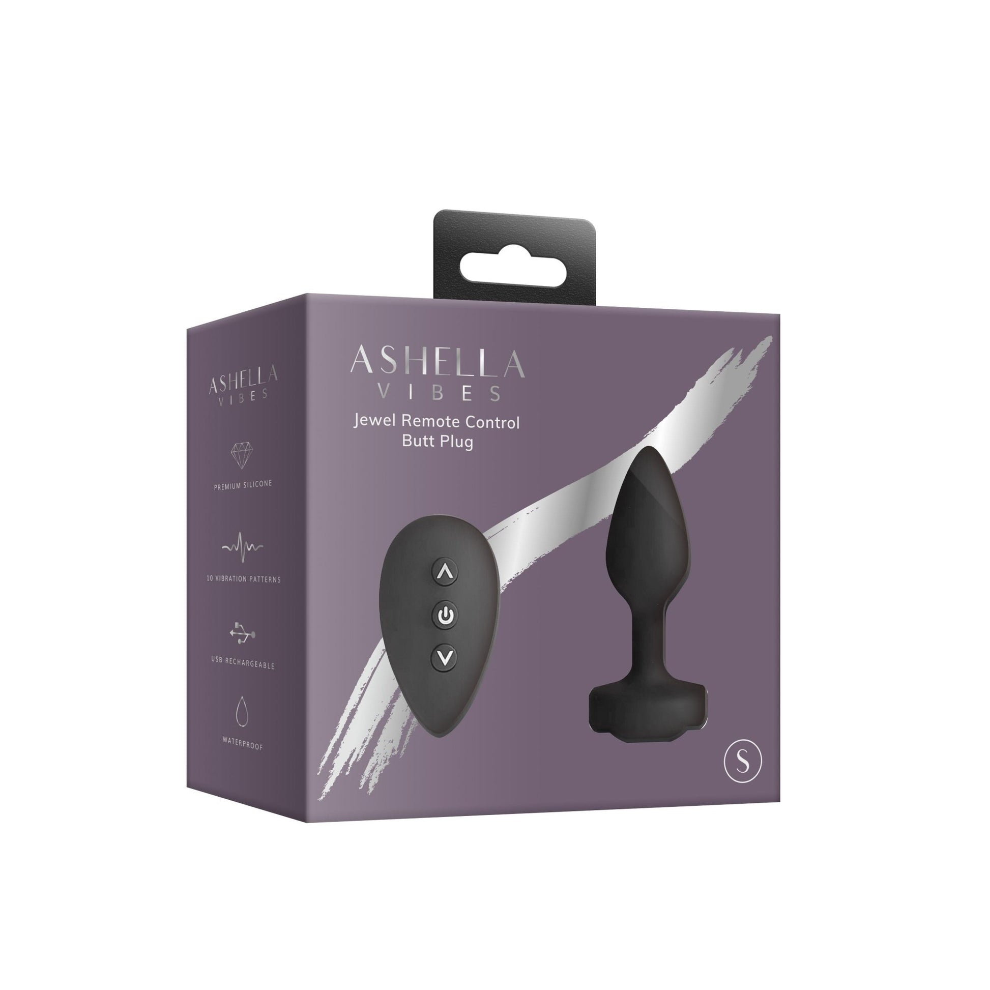 Ashella Vibes - Remote Control Jewel Butt Plug - divasdenau