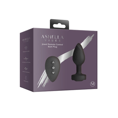 Ashella Vibes - Remote Control Jewel Butt Plug - divasdenau