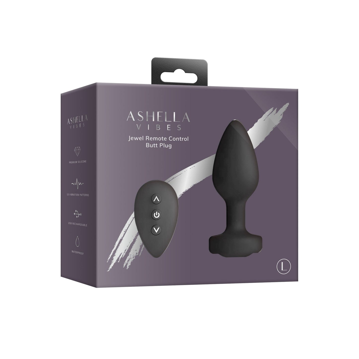 Ashella Vibes - Remote Control Jewel Butt Plug - divasdenau